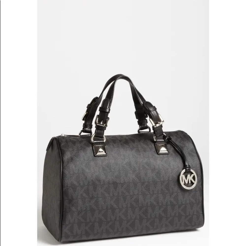 Michael Kors Grayson Monogram Satchel( Large)